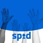 Mãos para o alto saldando o SPID.